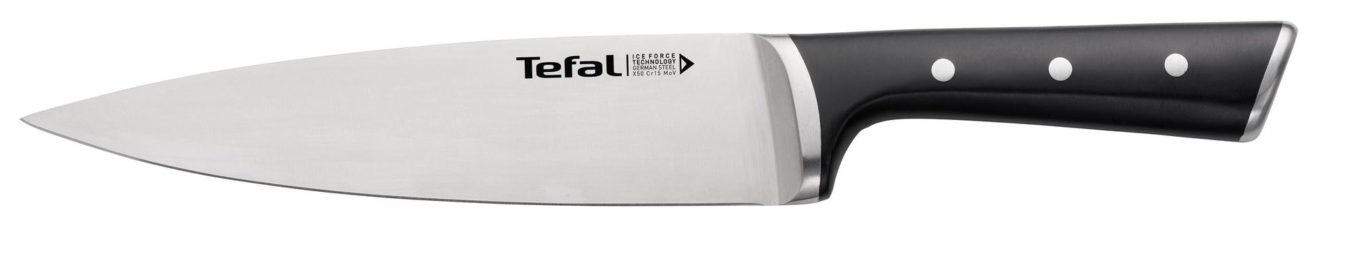 Tefal INGENIO ICE FORCE Messerblock – Edelstahl, schwarz, 5 Stk.