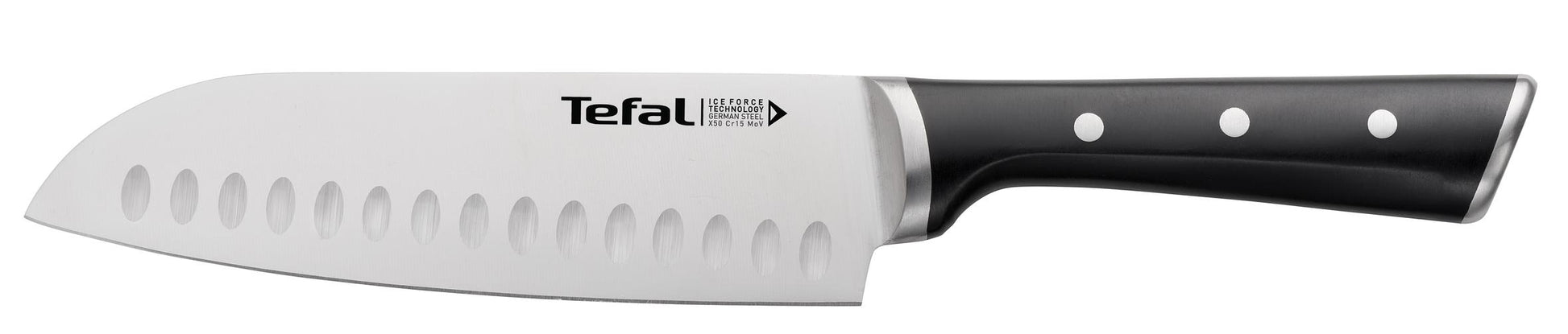 Tefal INGENIO ICE FORCE Messerblock – Edelstahl, schwarz, 5 Stk.