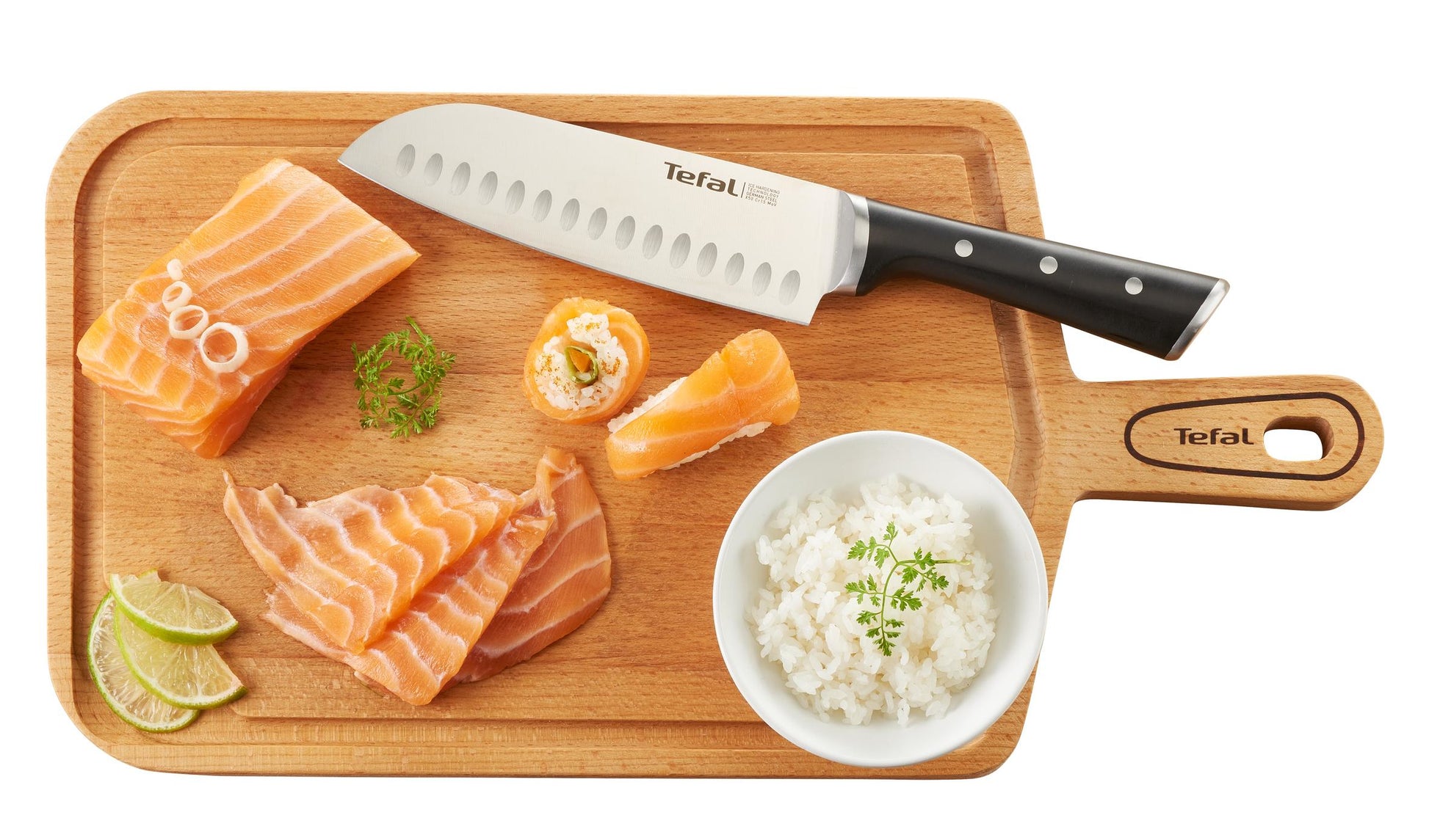 Tefal INGENIO ICE FORCE Messerblock – Edelstahl, schwarz, 5 Stk.