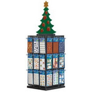 AVERY Zweckform Thekendisplay 16 Haken, 160 Blätter – Papier/Folie, mehrfarbig – 300×650×300 mm