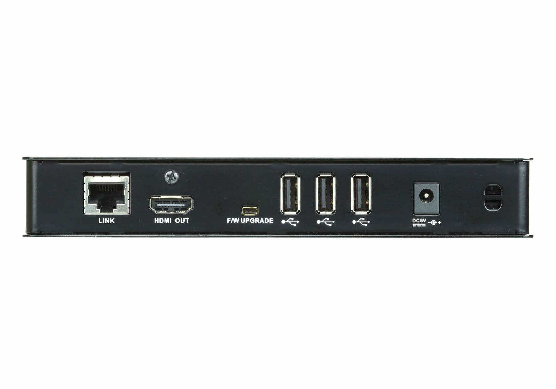 ATEN HDMI Extender-Set, HDBaseT, 4K, 100 m, USB 2.0 (4×), HDCP, ExtremeUSB, Schwarz