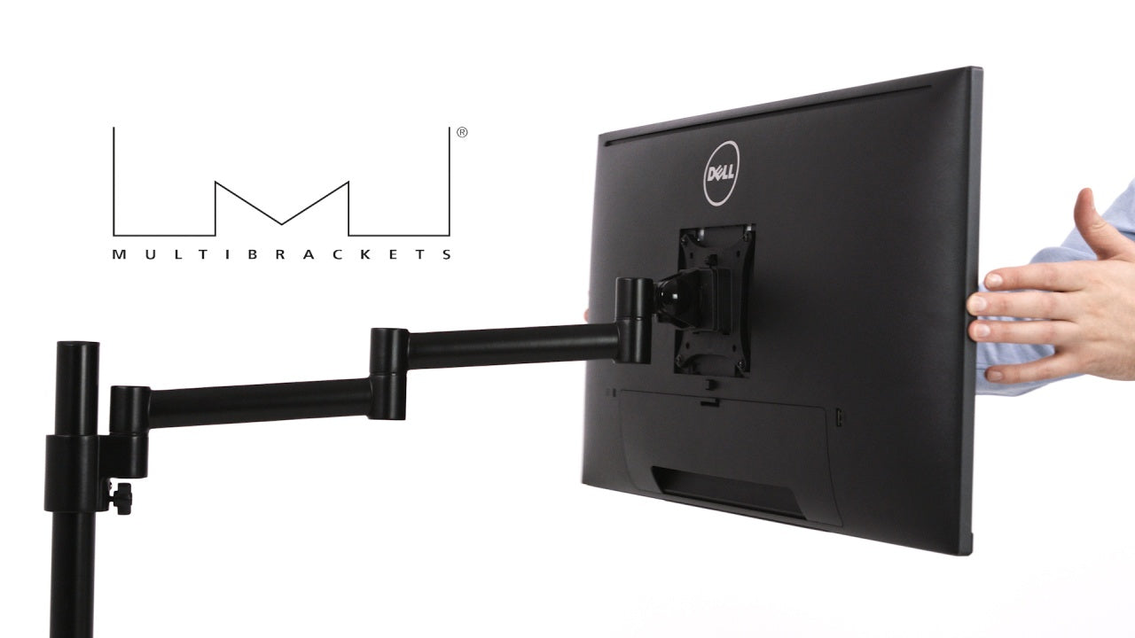 Multibrackets Monhalt Office 5846 – Monitorhalterung, bis 30", VESA 75 × 75 mm, 8 kg, neigbar, schwarz