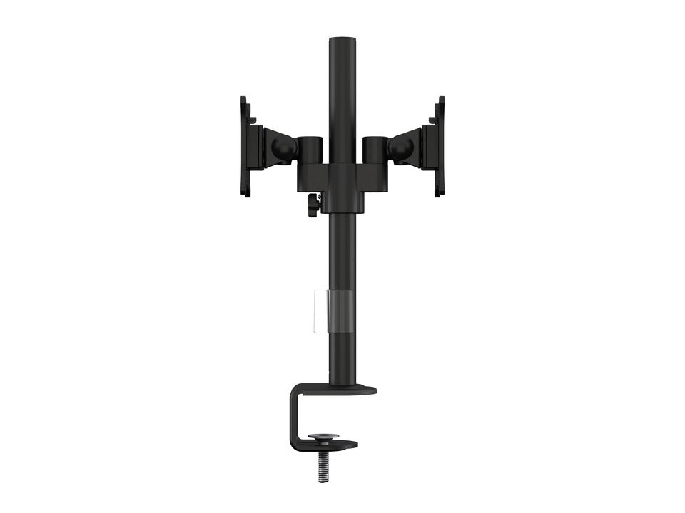 Multibrackets Monhalt Office 5860 – Monitorhalterung, Dual, bis 30", VESA 75 × 75 mm, 8 kg, neigbar, schwarz