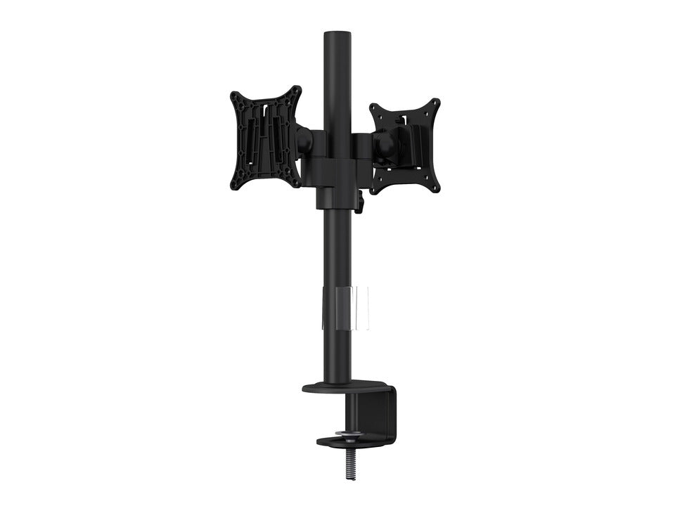 Multibrackets Monhalt Office 5860 – Monitorhalterung, Dual, bis 30", VESA 75 × 75 mm, 8 kg, neigbar, schwarz