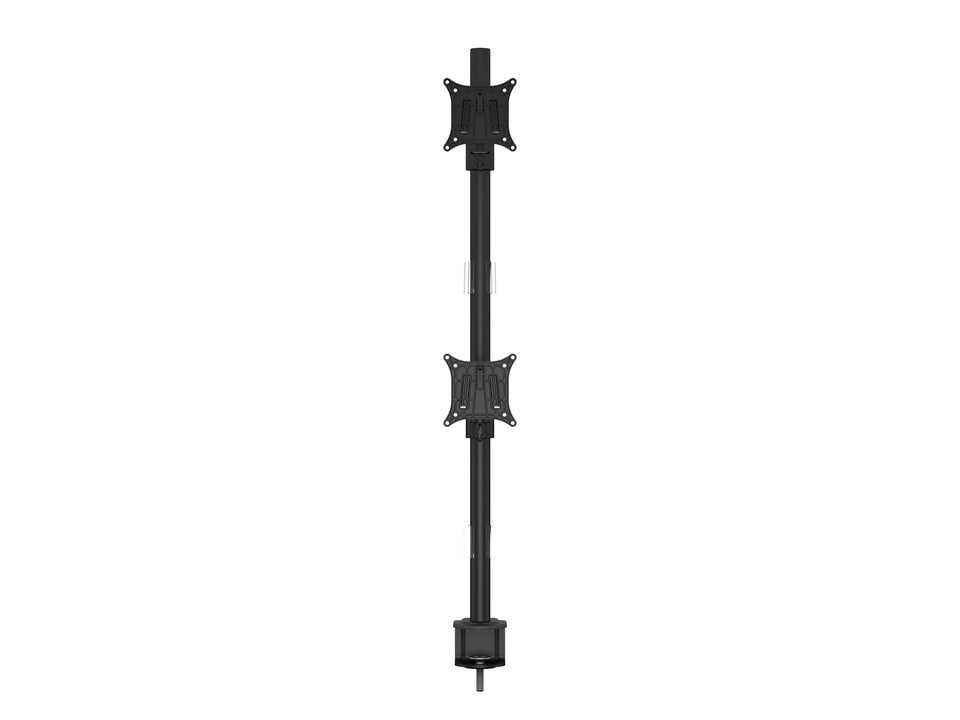 Multibrackets Monhalt Office 5877 – Monitorhalterung, Dual, bis 30", VESA 100 × 100 mm, 8 kg, drehbar, schwarz