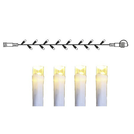 Star Trading System Decor Lichterkette Erweiterung – 2800 K – IP44 – für System Decor – 50 LEDs, Weiss
