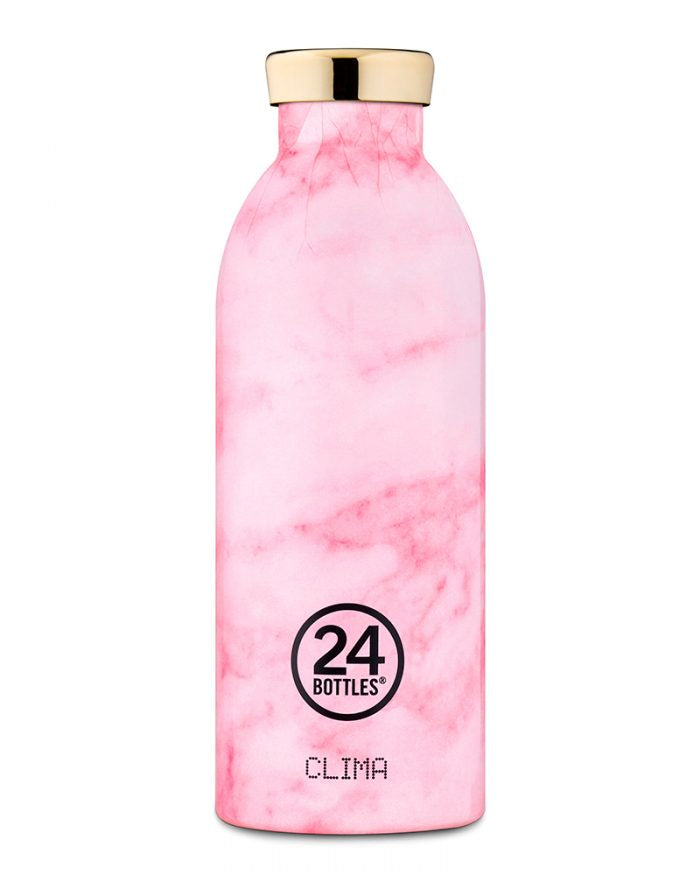 24Bottles Trinkflasche Clima – 5 dl – Edelstahl, isoliert, Schraubverschluss – Pink Marble