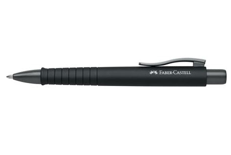 Faber-Castell Poly Ball XB 241190 Kugelschreiber – Blau, Druck, Schwarz, dokumentenecht, nachfüllbar