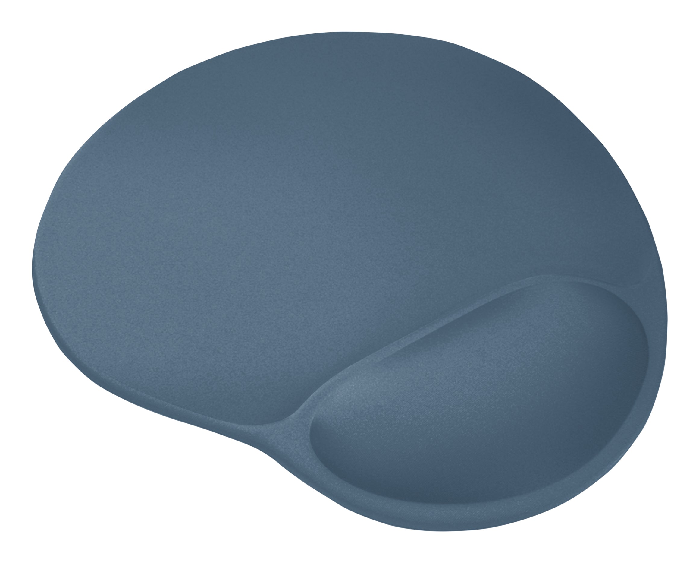 Trust Bigfoot – Mauspad mit Handgelenkauflage – S – Gel – Blau – 205 × 236 mm