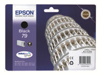 Epson Tintenpatrone 79, schwarz, 900 Seiten, 14,4 ml, original – für Epson-Drucker