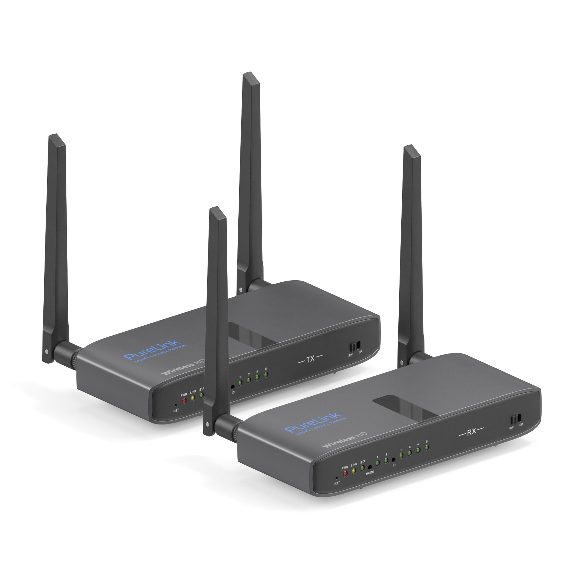 PureLink CSW320 – HDMI KVM-Extender über WLAN (5 GHz), bis 100 m, 1080p (1920 × 1080), USB 2.0, Set