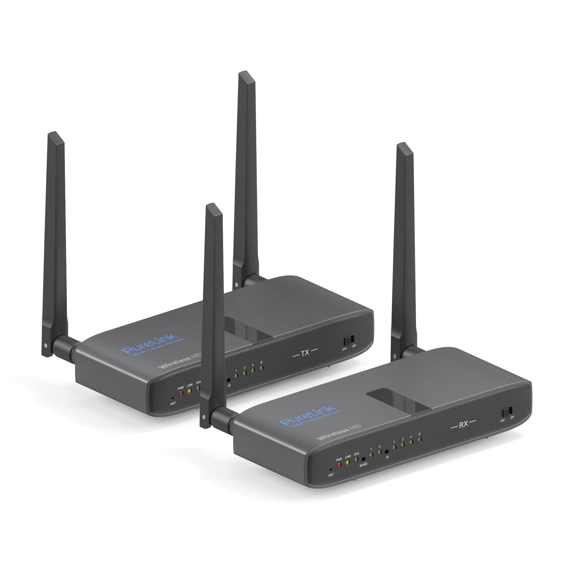 PureLink CSW320 – HDMI KVM-Extender über WLAN (5 GHz), bis 100 m, 1080p (1920 × 1080), USB 2.0, Set