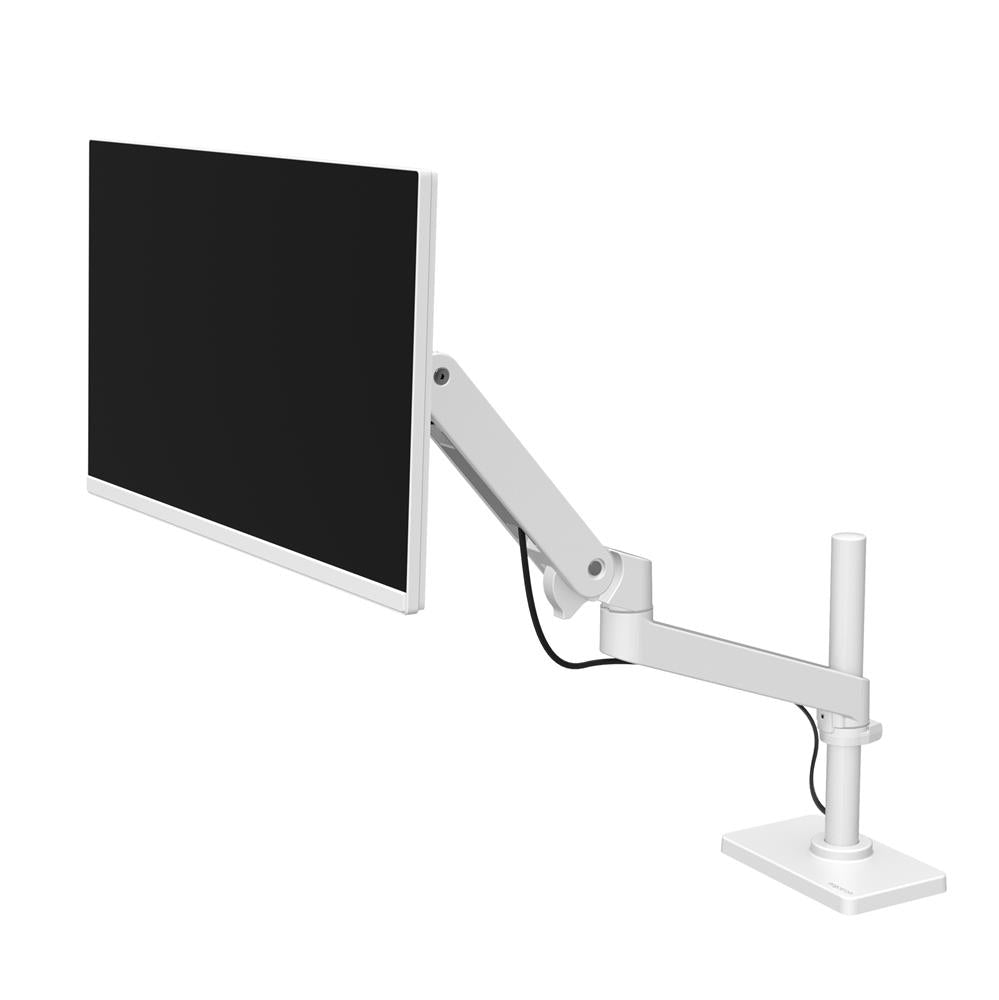 Ergotron LX PRO ESW – Monitorarm, Single, Tischdurchführung, hoher Mast