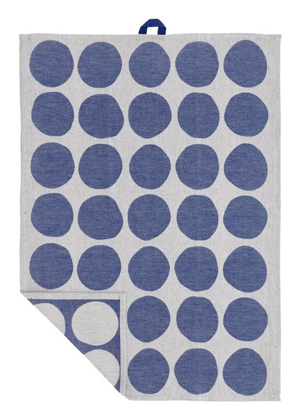Södahl Geschirrtuch Bubbles – Blau – 50 × 70 cm – Baumwolle – 2er-Set