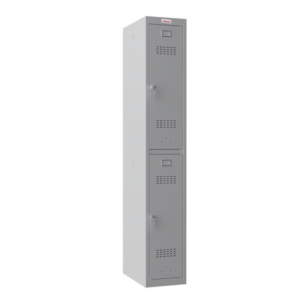 Phoenix Safe Co. PL1230 – Aktenschrank, abschliessbar, Stahl, 300 × 500 × 1'830 mm, Grau