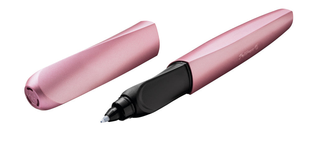 Pelikan Twist R457 – Tintenroller, 0,3 mm, sortiert, Drehmechanik, schwarz/rosa