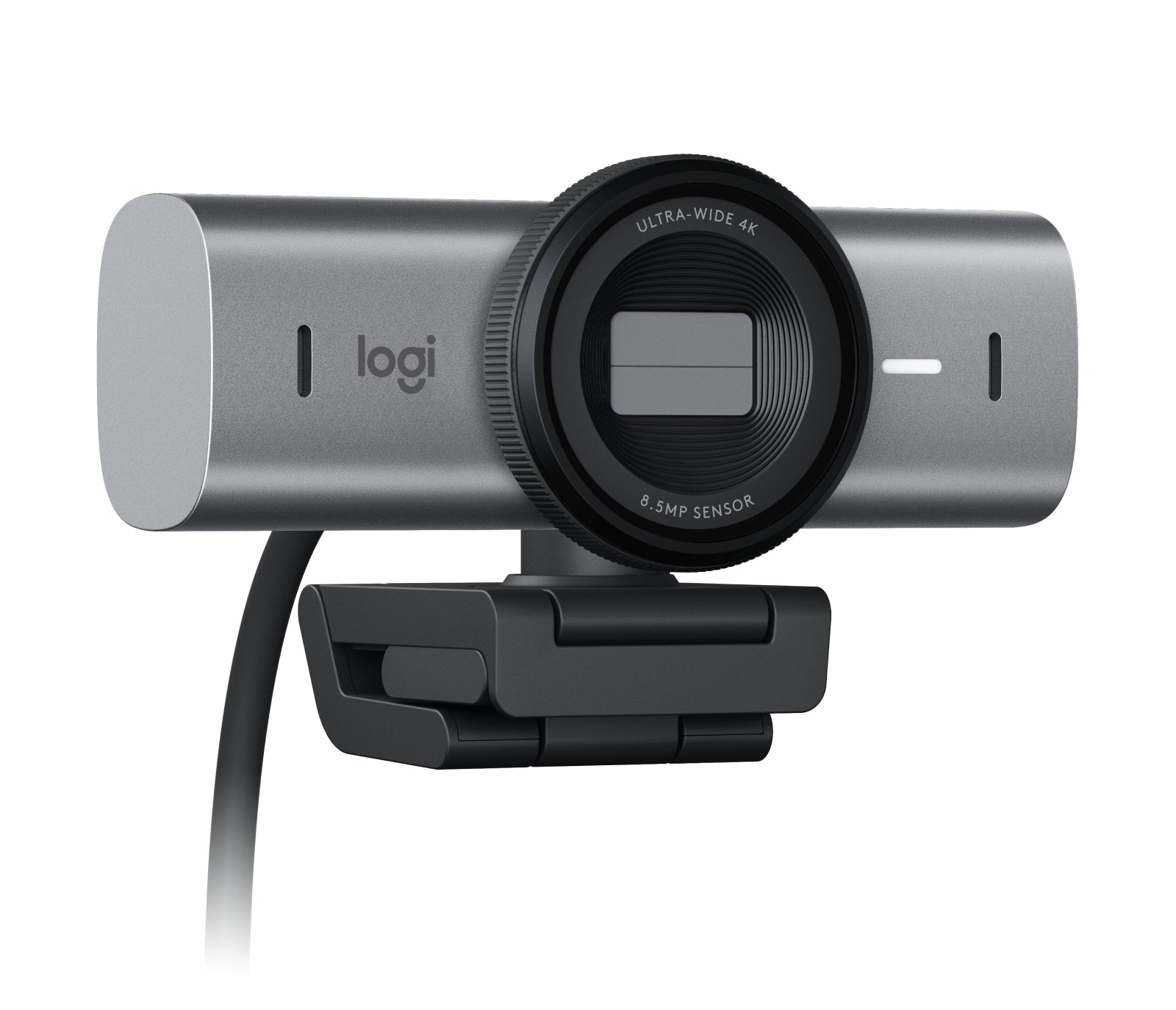 Logitech MX BRIO 705 – Webcam – 4K, Auto-Framing, Silber/Schwarz