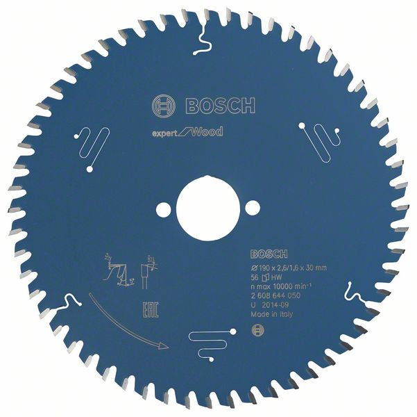 Bosch Professional – Kreissägeblatt, 2 608 644 050, 190 mm × 30 mm × 2,6 mm
