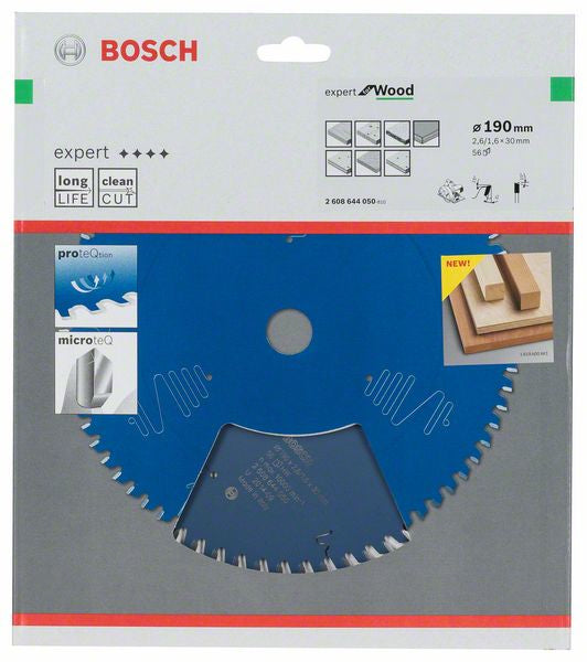 Bosch Professional – Kreissägeblatt, 2 608 644 050, 190 mm × 30 mm × 2,6 mm