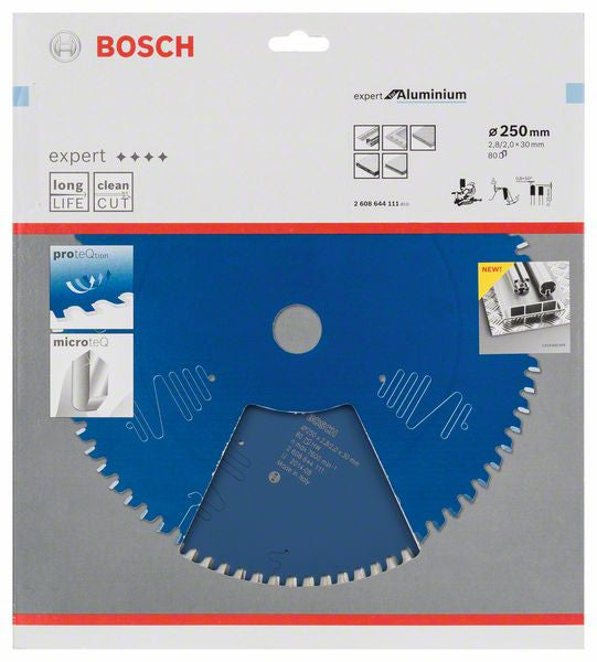 Bosch Professional – Kreissägeblatt, 80 Zähne, 250 mm × 30 mm × 2,8 mm
