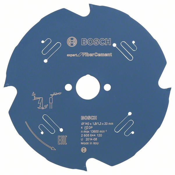 Bosch Professional – Kreissägeblatt, 2 608 644 120, 140 mm × 20 mm × 1,8 mm