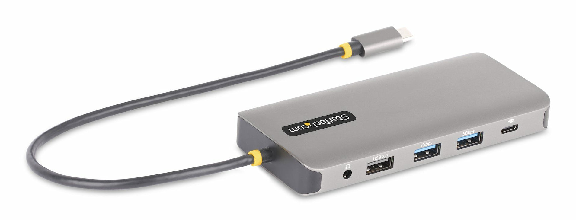 StarTech.com Multiport-Adapter – USB-C, 2× DP, 1× HDMI, 3× USB-A, 100 W PD, GbE, für Windows/ChromeOS