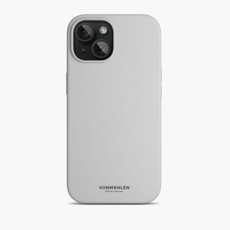 Vonmählen Backcover – für Apple iPhone 15 Plus, MagSafe, Silikon, Hellgrau