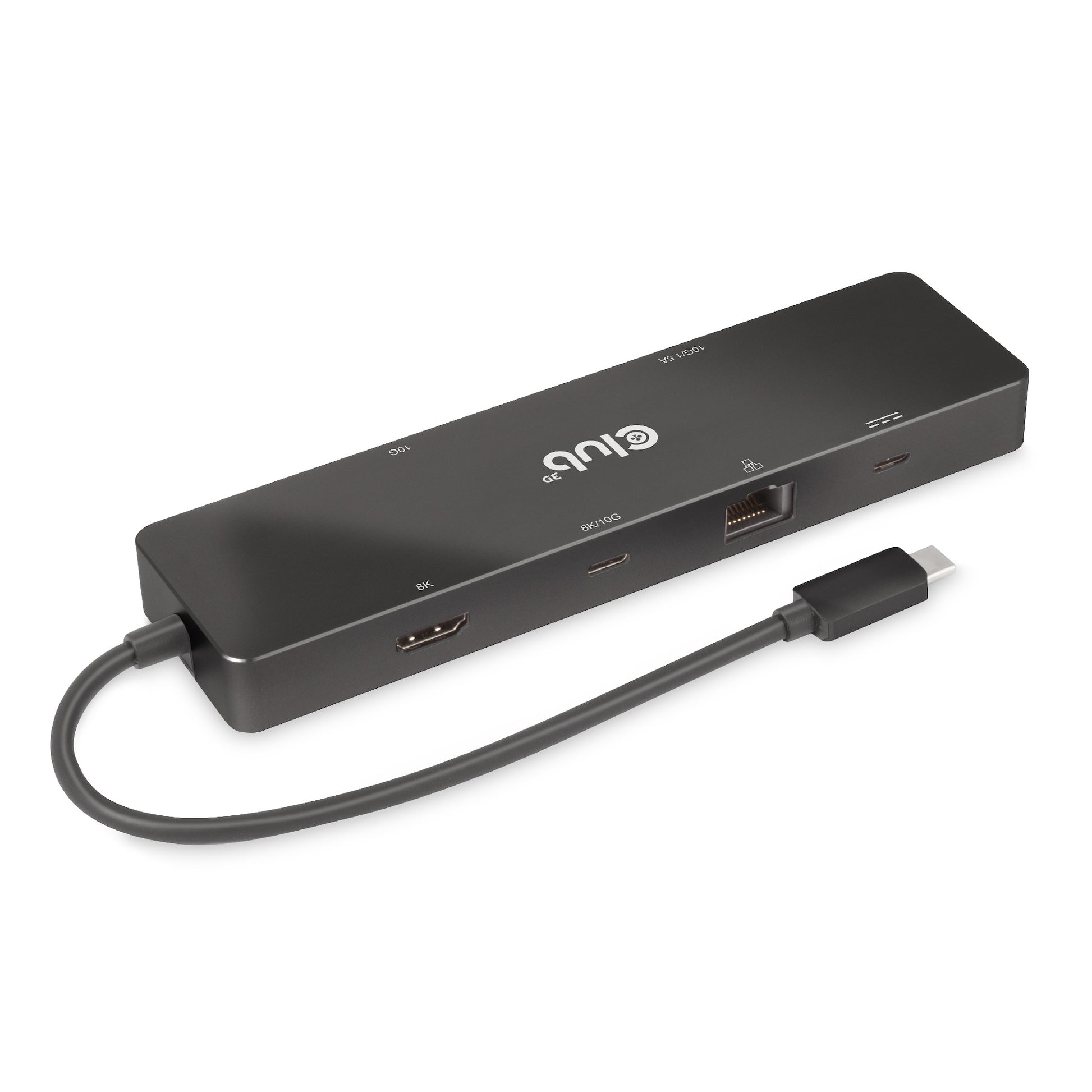 CLUB3D Club 3D Dockingstation – USB-C, 1× DP, 1× HDMI, 2× USB-A, 100 W PD, GbE, für Universal