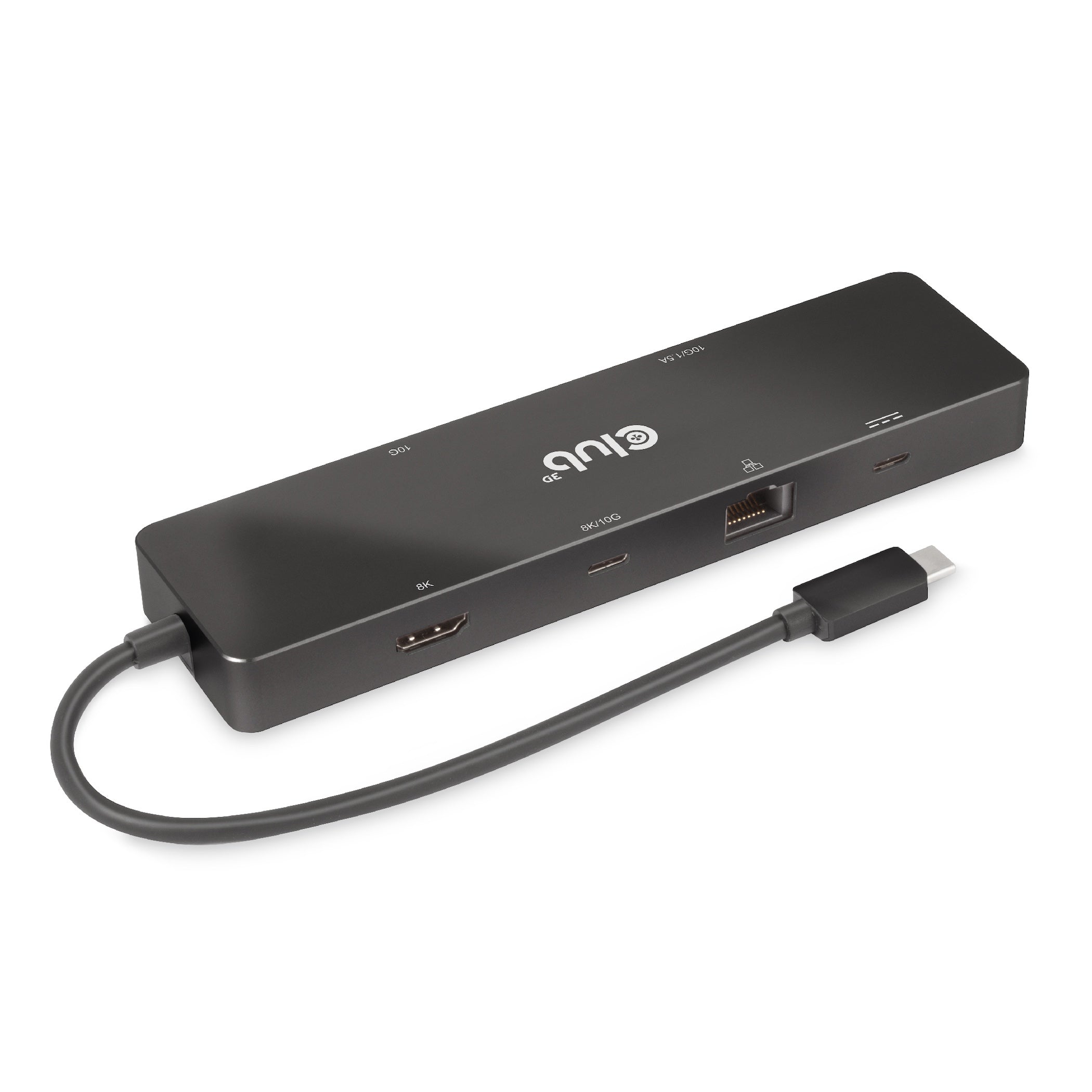 CLUB3D Club 3D Dockingstation – USB-C, 1× DP, 1× HDMI, 2× USB-A, 100 W PD, GbE, für Universal
