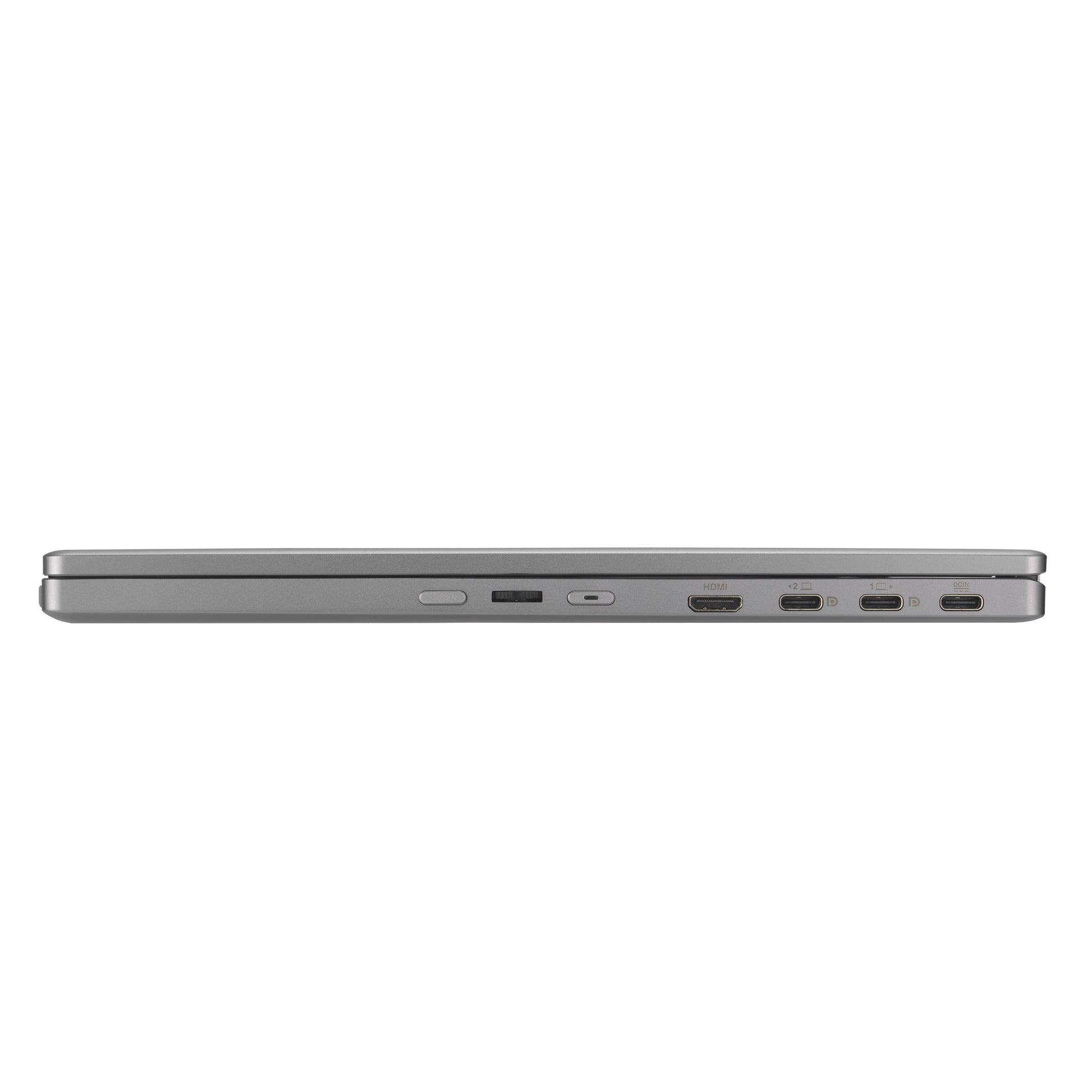 ASUS ZenScreen Duo MQ149CD – Portabler Monitor, 14", USB-C, mini-HDMI, Kensington-Schloss, Silber