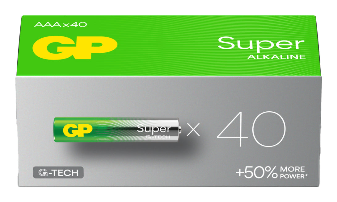 GP Batteries AAA Batterien, Alkaline, 1,5 V – 40 Stk.