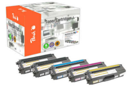 Peach TN-326 CMYK Toner – kompatibel – 5er-Pack – 8'000/10'500 Seiten – für Brother