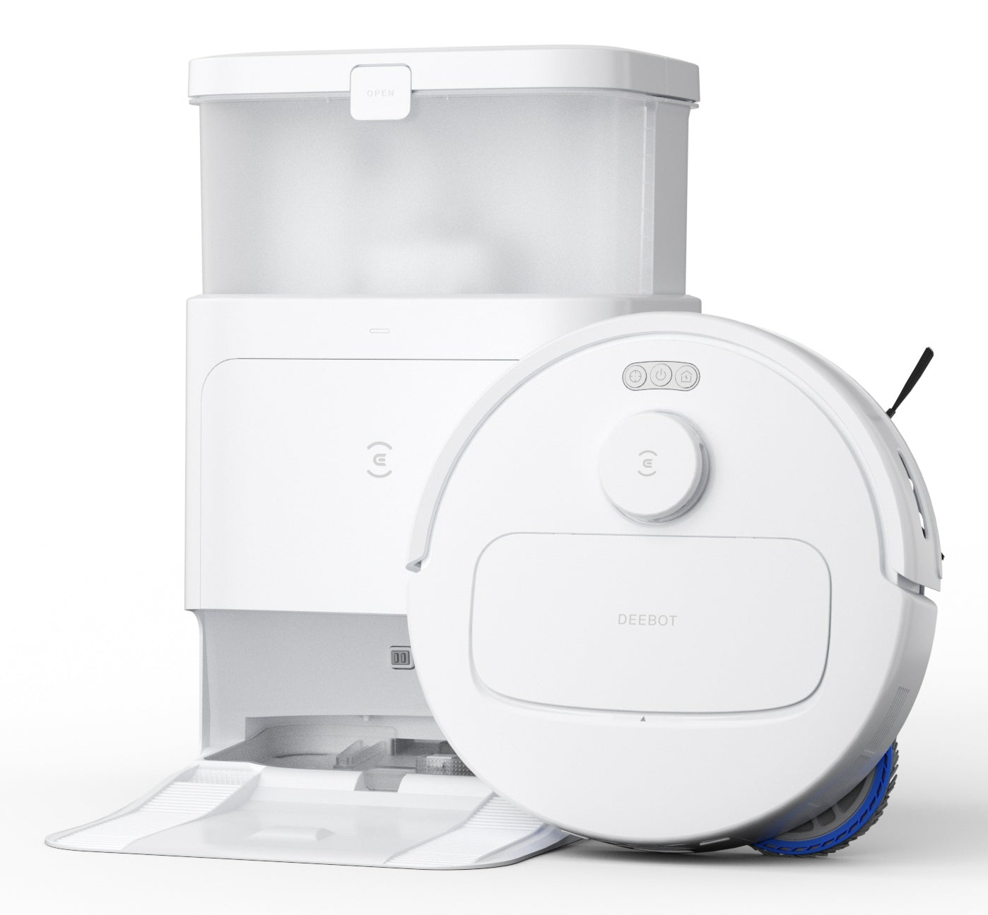 Ecovacs Roboterstaubsauger Deebot N30 Pro Omni – 5200 mAh, 0,4 l, Akkubetrieb, 65 dB(A)