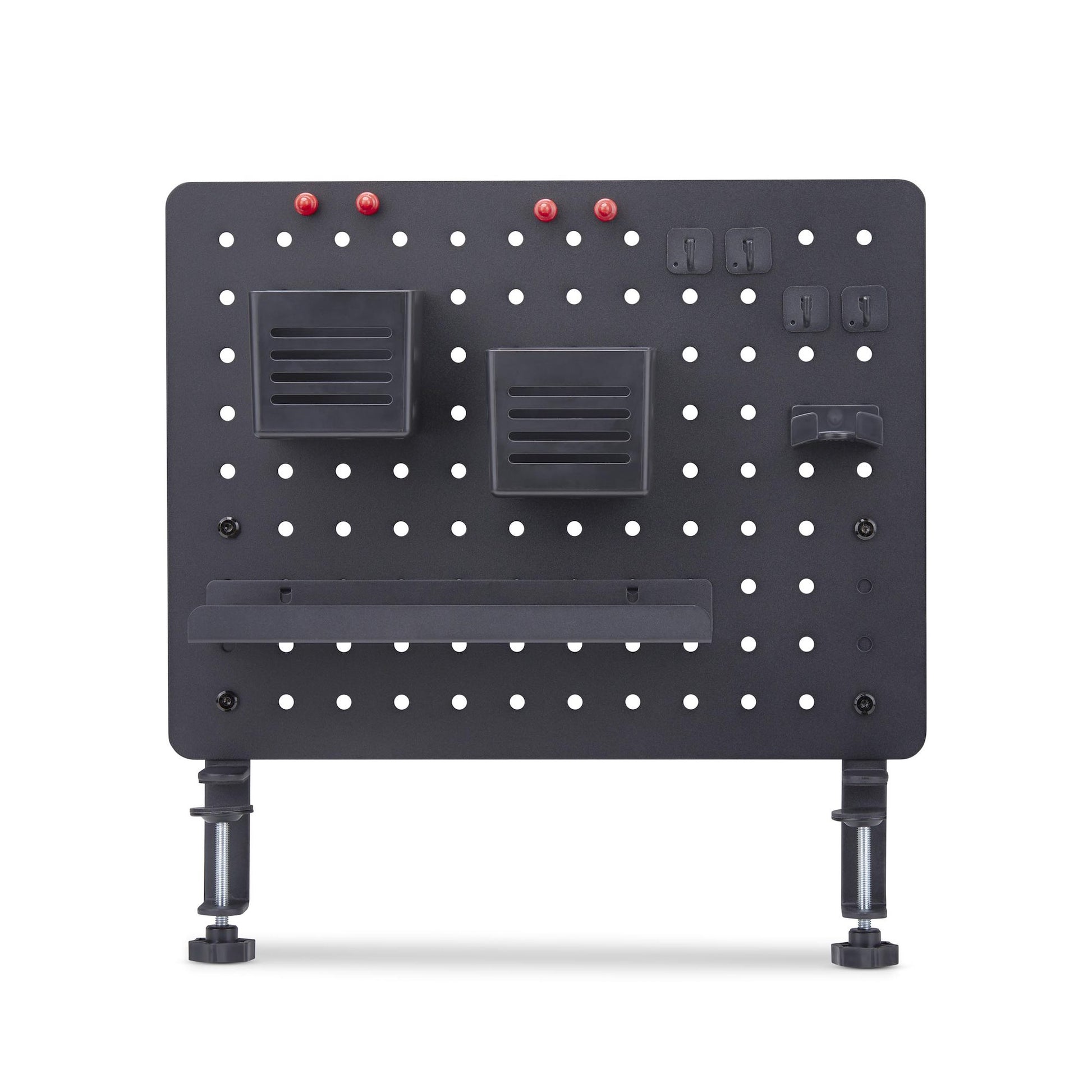 StarTech.com StarTech Lochwand-Organizer, Stahl, Schwarz, mit Zubehör, zum Anklemmen