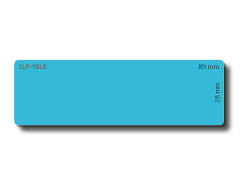 Seiko Instruments SLP-1BLB – Etiketten (Rolle) 89 × 28 mm – Blau – 130 Etiketten/Rolle