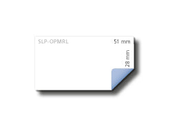 Seiko Instruments SLP-OPMRL – Etiketten (Rolle) 51 × 28 mm – weiss – 220 Etiketten/Rolle, 2 Rollen/Pack