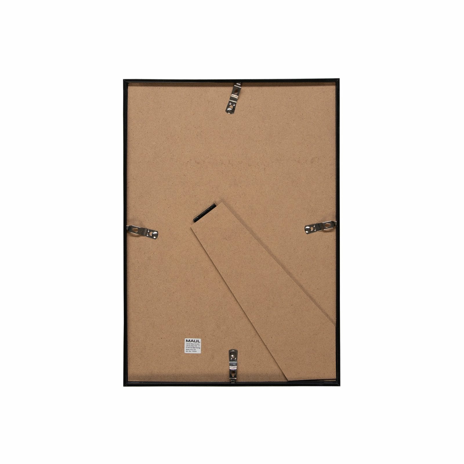 MAUL Bilderrahmen – für 21 × 30 cm – MDF & Kunststoff, Schwarz