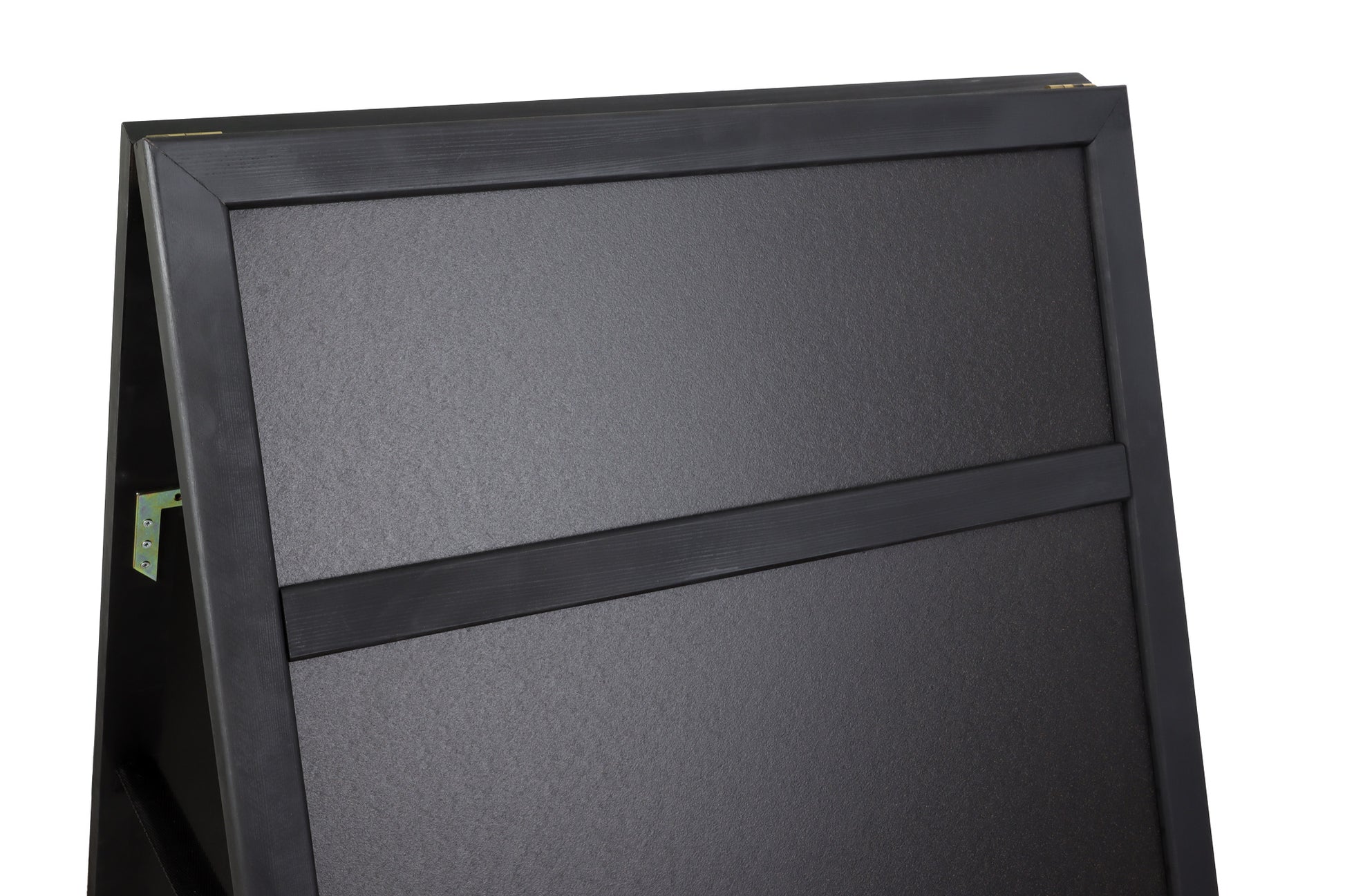 EUROPEL Kundenstopper Kreidetafel – 660 × 1'280 mm – Kiefernholz – schwarz