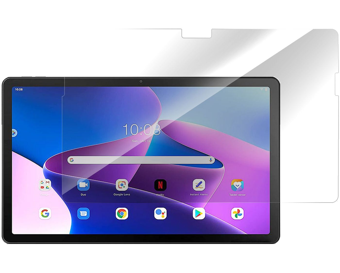 eSTUFF Panzerglas für Microsoft Surface Go 3 – 9H, kratzresistent