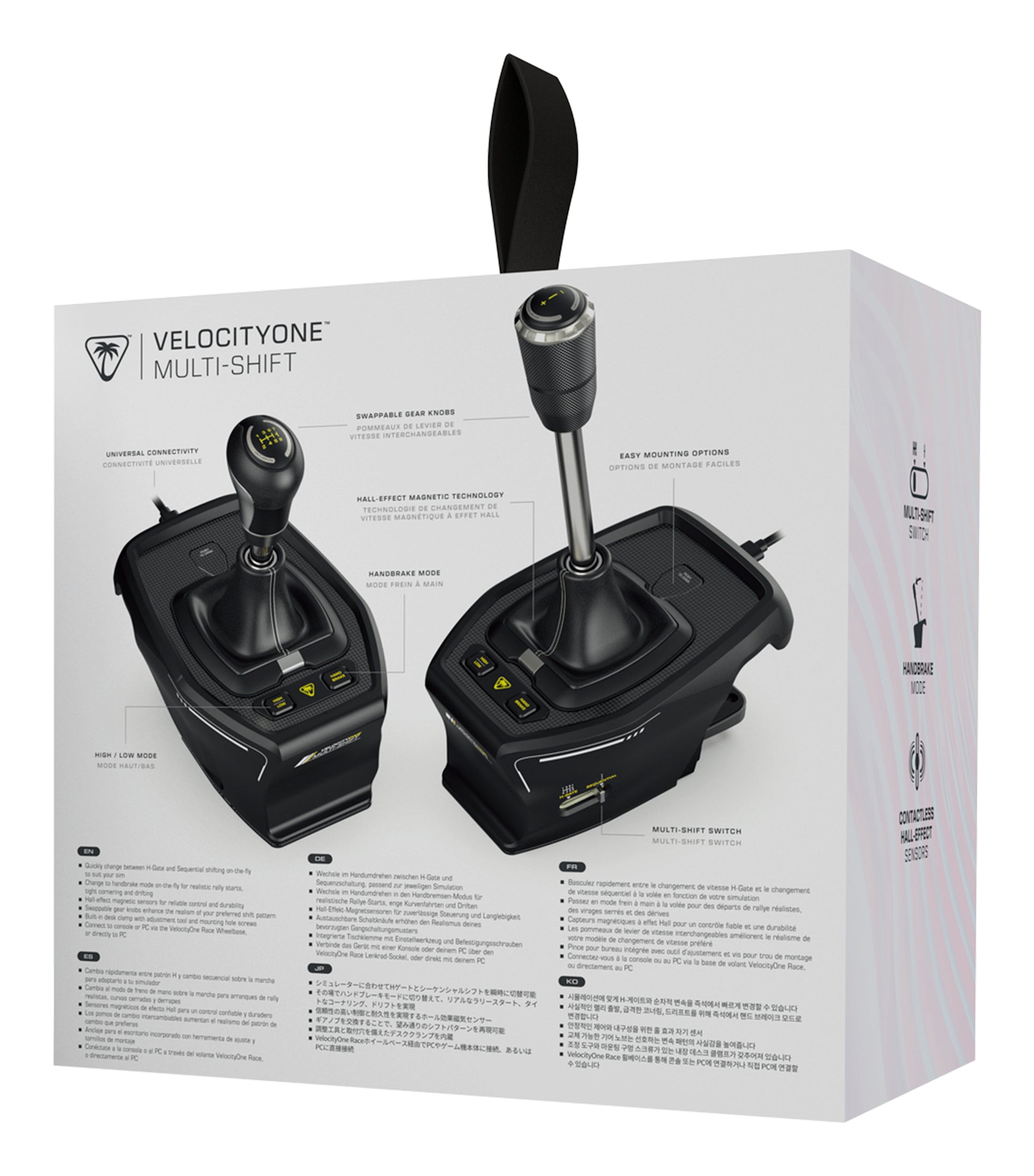 Turtle Beach VelocityOne Multi-Shift – Rennsport-Schalthebel-Add-on – Schwarz – für Windows 10/11 und Xbox