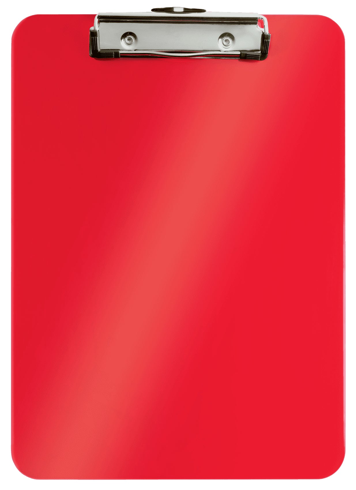 Leitz WOW Klemmbrett A4 – Kunststoff (PS), rot – bis 80 Blatt