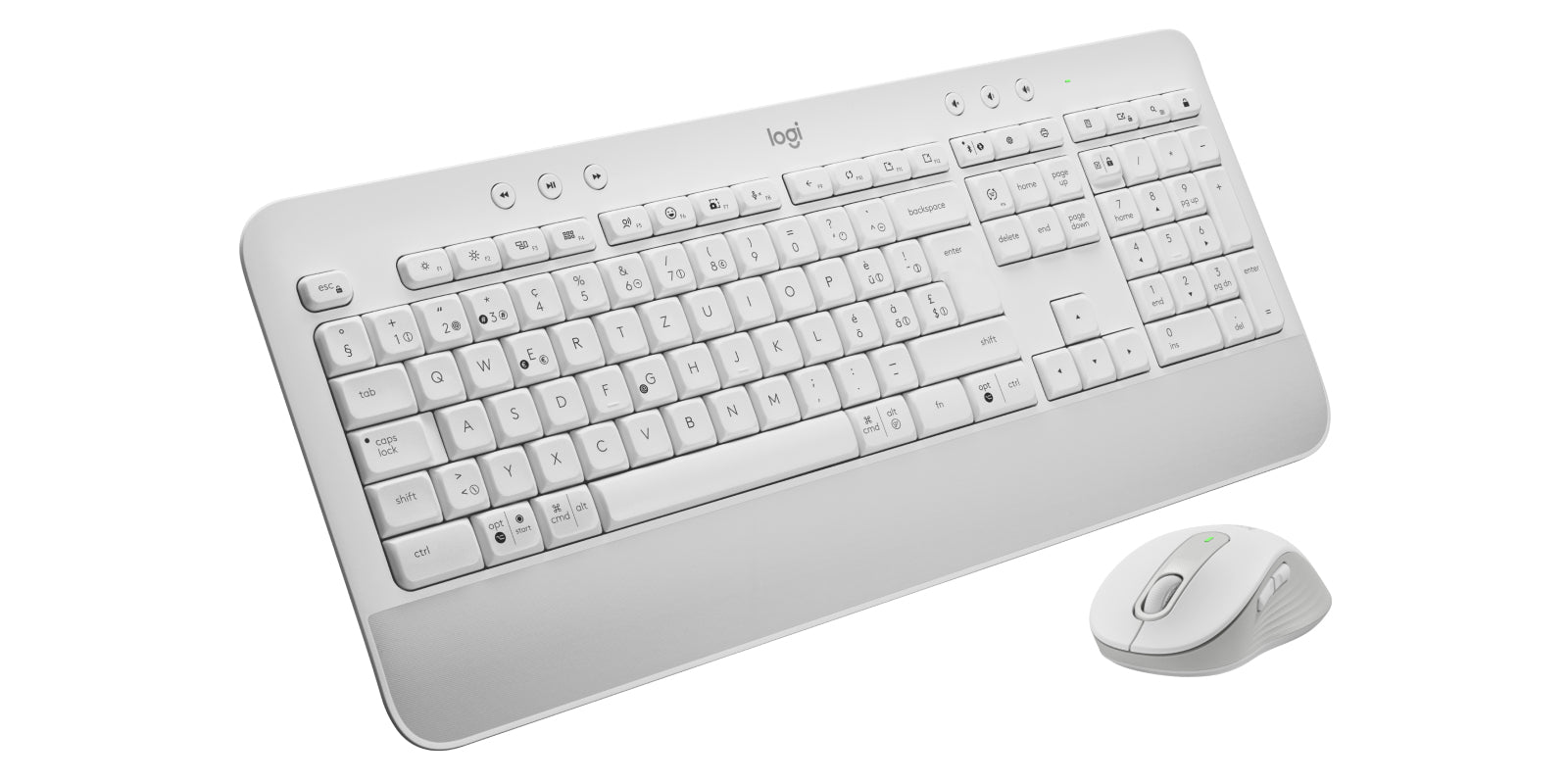Logitech MK650 für Business – Tastatur, CH-Layout (DE-CH), Weiss