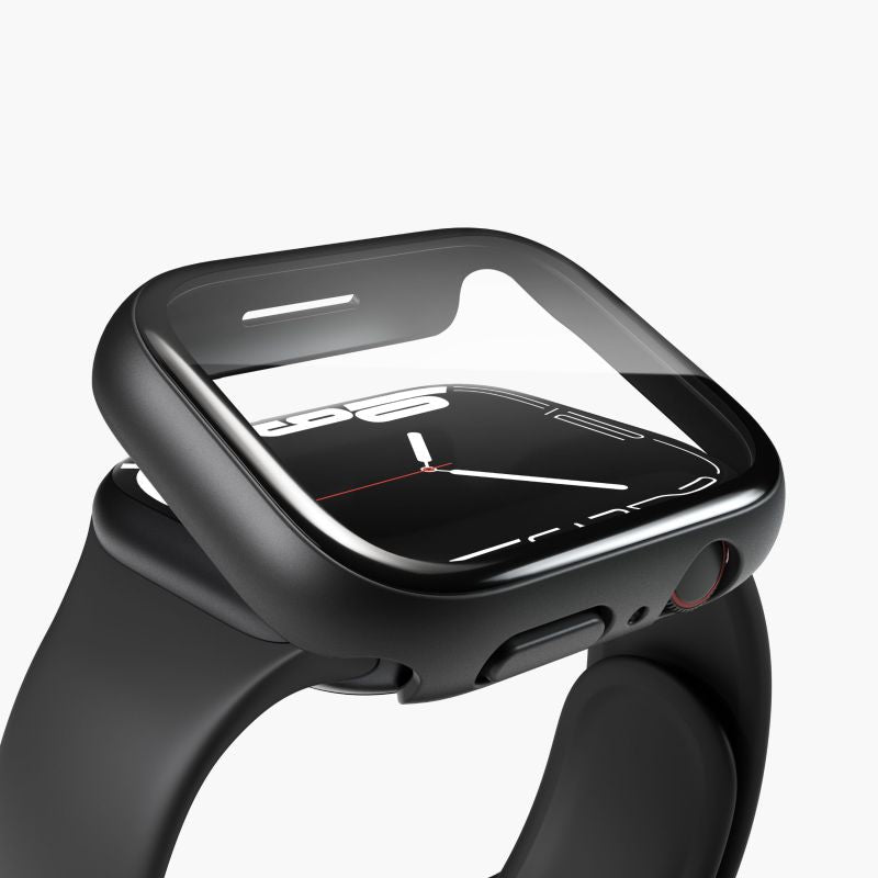 Vonmählen Displayschutz für Apple Watch Series 9 41 mm – Glas, Schwarz