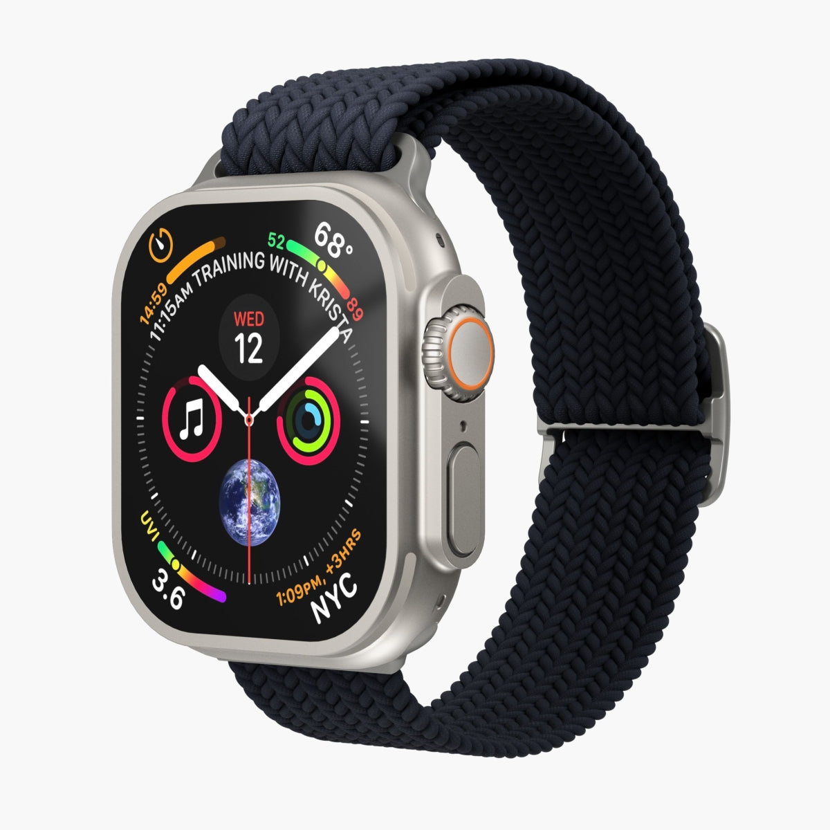 Vonmählen Woven Loop – Navy, für Apple Watch 40, 41, 42 mm
