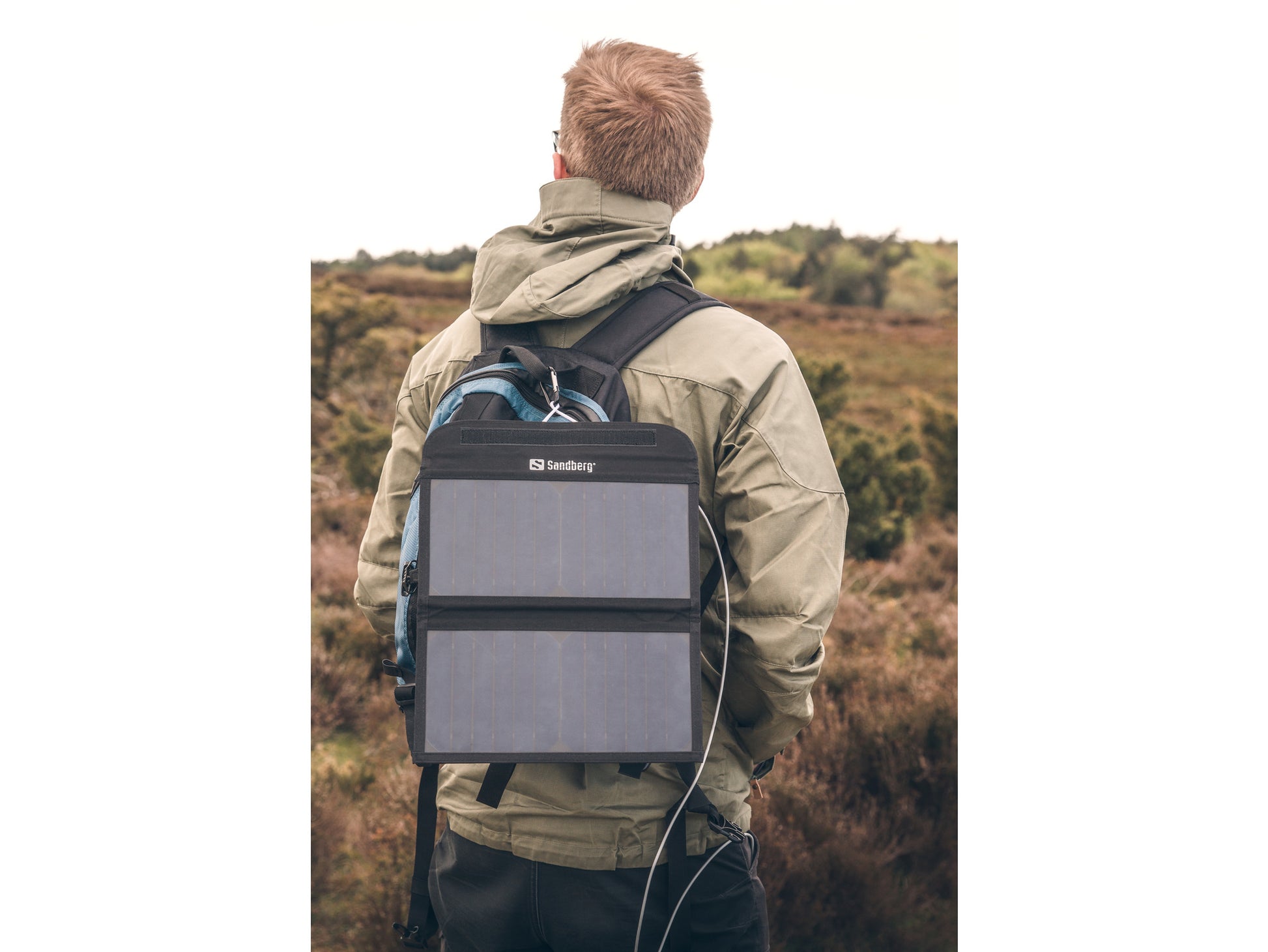 Sandberg Ladegerät – 13 W, 2× USB, Solar