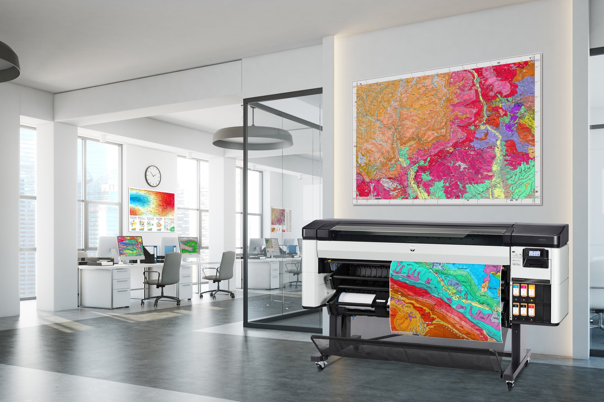 HP DesignJet Z6 Pro 64 Zoll – Grossformat-Plotter, 64" (1'626 mm), LAN
