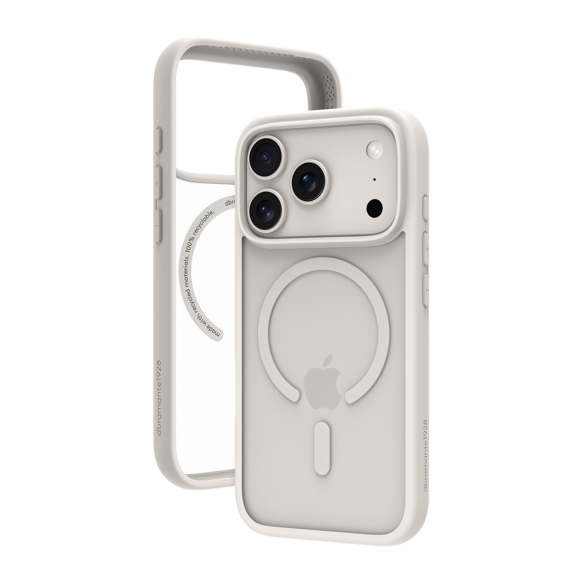 dbramante1928 Grenen MS Backcover – für Apple iPhone 17 Pro, Kunststoff, Weiss, bis 2 m sturzsicher