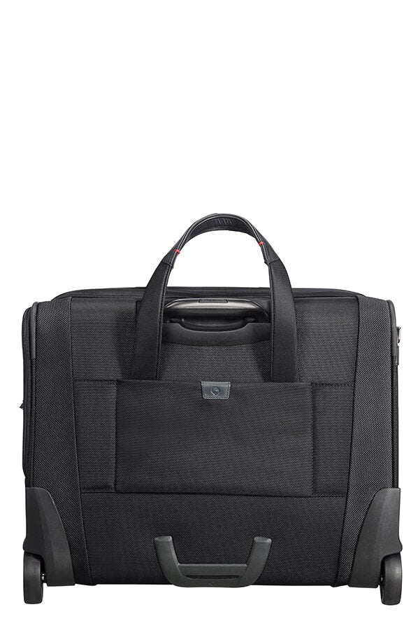 Samsonite Pro-DLX 5 Notebook-Trolley – 37,5 l, Aufsteckfunktion, RFID-Fach, Nylon, Schwarz