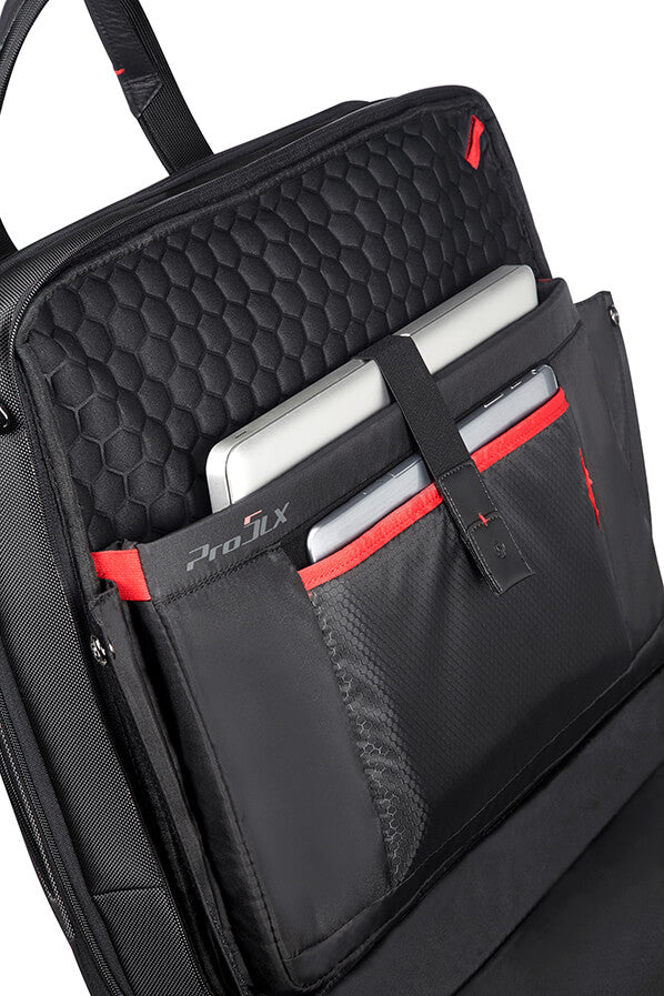 Samsonite Pro-DLX 5 Notebook-Trolley – 37,5 l, Aufsteckfunktion, RFID-Fach, Nylon, Schwarz