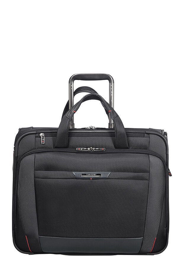 Samsonite Pro-DLX 5 Notebook-Trolley – 37,5 l, Aufsteckfunktion, RFID-Fach, Nylon, Schwarz